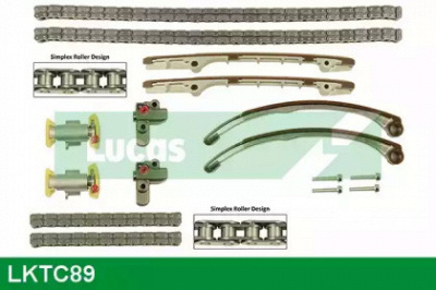LUCAS ENGINE DRIVE lktc89 -  Комплект цели привода распредвала
